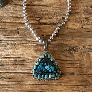 Sterling Silver Turquoise Necklace